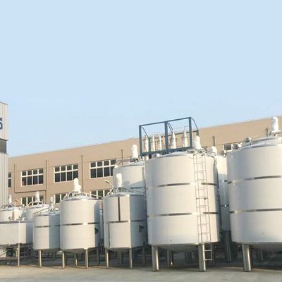 2000l Jacketed Brite Stainless Steel Tanks CIP Cleaning