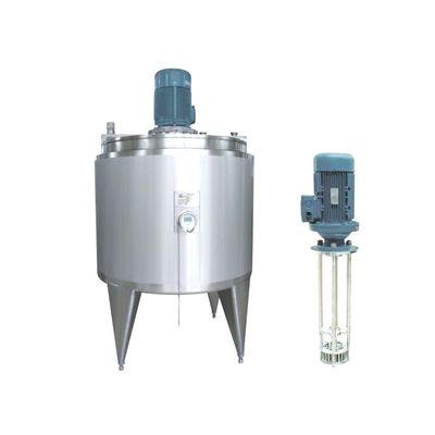 Stainless Steel Cosmetic Detergent Food Heating Mixer Tank With Agitator