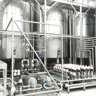 Aseptic Stainless Steel Storage Tanks / Floor Type Industrial Fermentation Tank