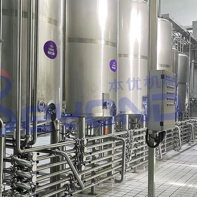 بسته کیسه پلاستیکی خط فرآوری شیر پاستوریزه SUS304 / SUS316